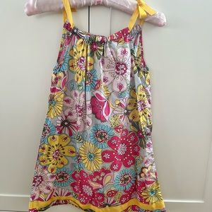 Hanna Anderson girls flower dress, size 120